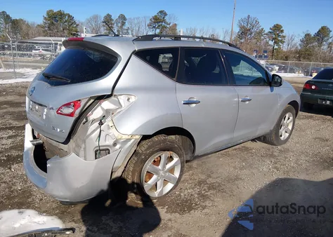 2009 Nissan Murano S z USA, uszkodzony, nr VIN JN8AZ18W69W138200